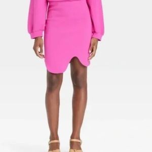 Black History Month Sammy B Pink x Target Adult Wavy Structured Skirt